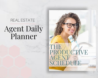 real estate business plan 2020 Real Estate Planner, Agenda Calendar, Real Estate Agent Goal Setting, Printable PDF Business Planners, Daily Weekly Inserts Organizer