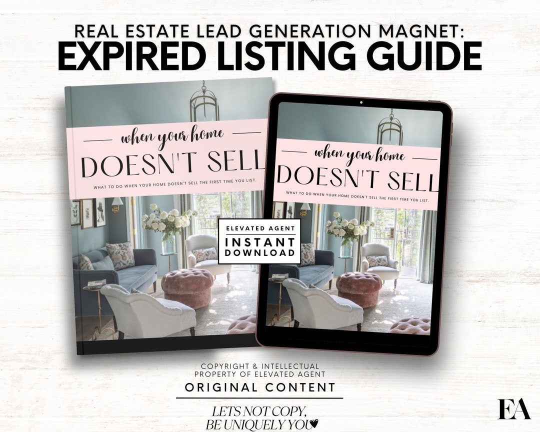 Real Estate Expired Listing, Expired Listing Letter, Realtor Marketing