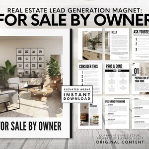 FSBO Guide, FSBO, For Sale By Owner Letter, Modern Real Estate, FSBO Marketing, fsbo Packet, For Sale by Owner Checklist, Realtor Marketing