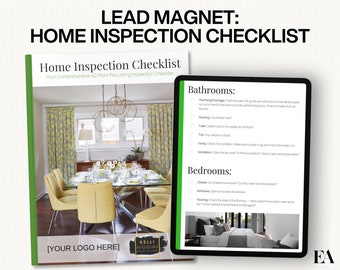 Real Estate FSBO Real Estate Mail Real Estate Letter Home Inspection Checklist Real Estate Lead Magnet Real Estate Flyer For Sale By Owner