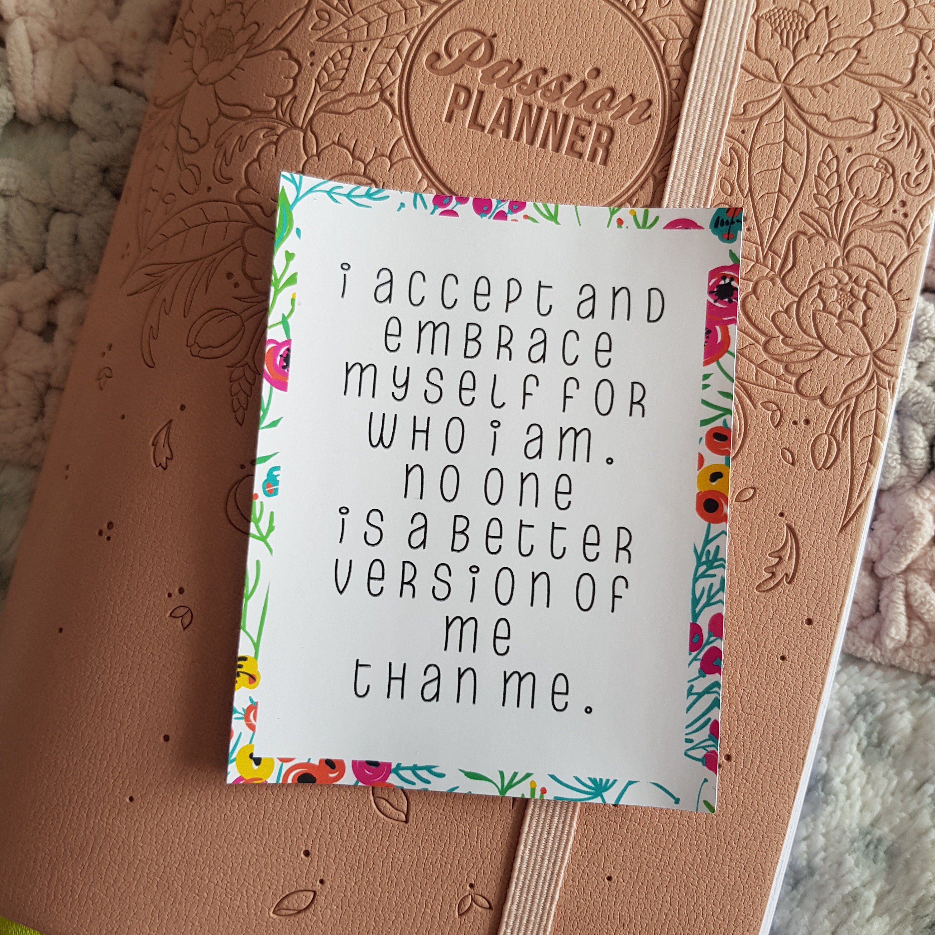 I Accept Myself Large Vinyl Sticker Hand Drawn Sticker Etsy