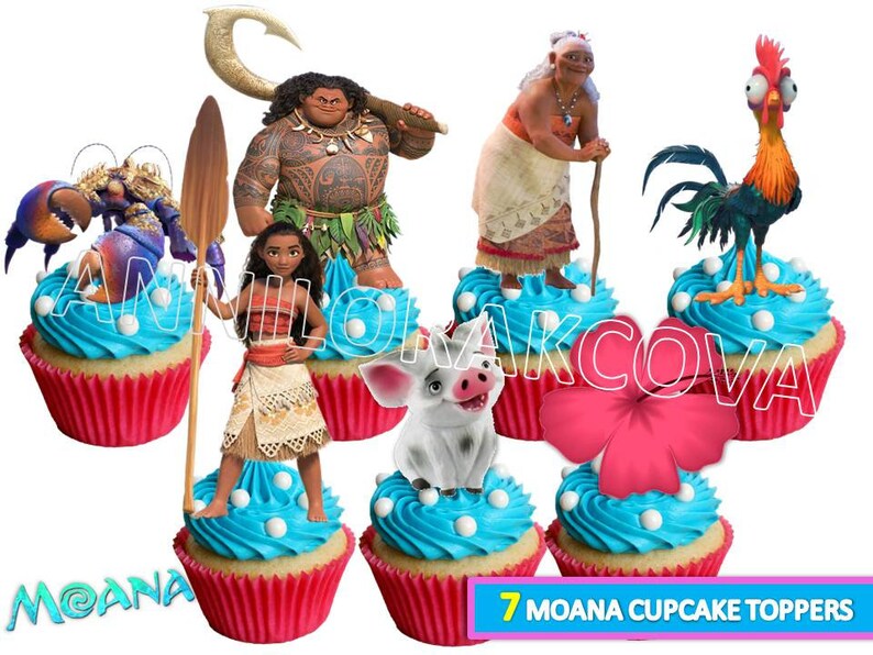 Moana Cupcake Toppers Moana Cake Moana Printables Moana And Etsy Moana Cupcake Toppers Moana Cake Moana Printables Moana And Etsy