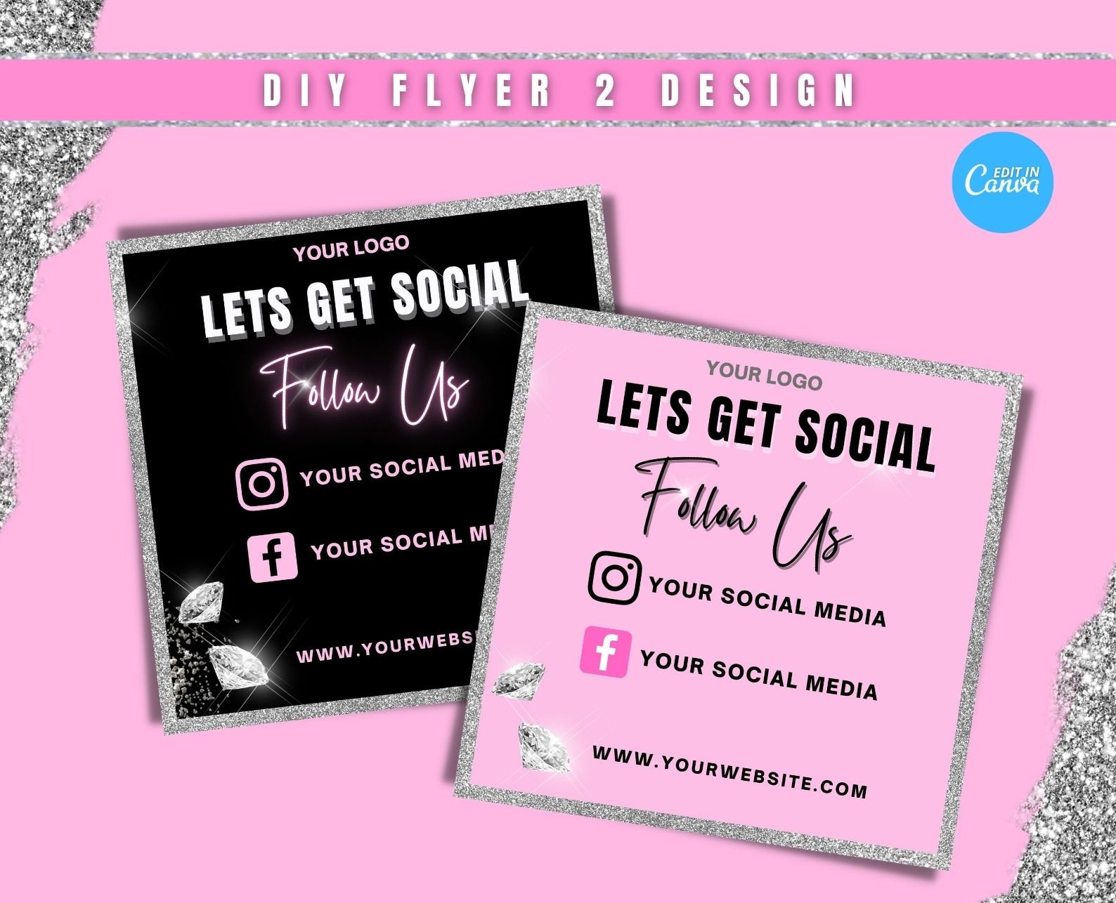 diy-lets-get-social-flyer-lash-flyer-nail-flyer-social-media-sign-template-bundle-flyer-hair-flyer-flash-sale-flyer-follow-us-flyer-etsy