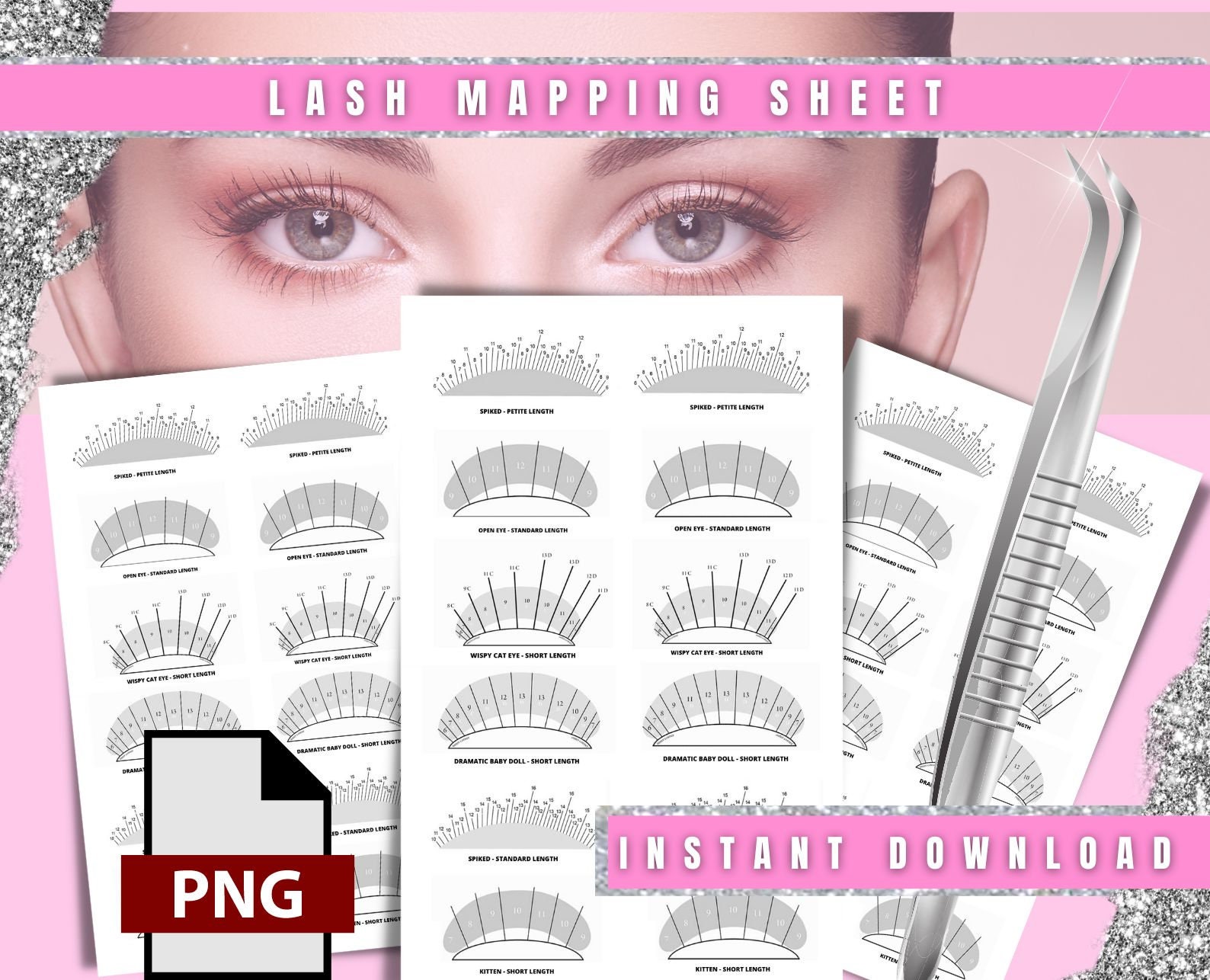 Lash Map E-book Doll Eye 