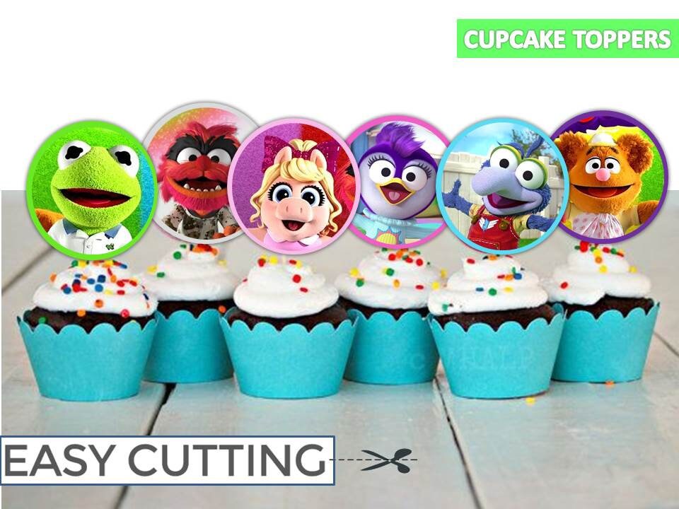 Muppet babies cupcake toppers Muppet babies party favors Etsy