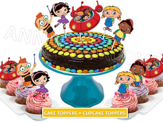 Little Einsteins Cake Toppers Little Einsteins Cupcake Etsy