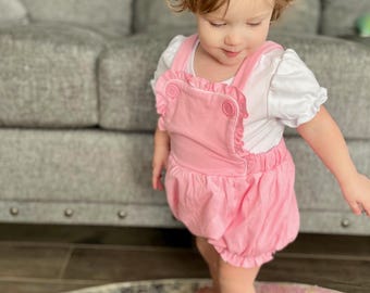 Baby Girl Suspender Bloomers