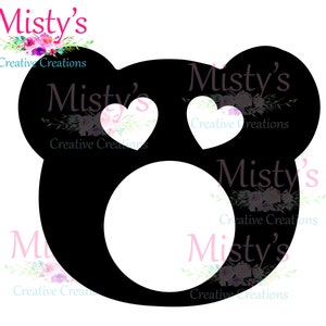 Valentine Lollipop Holders SVG, Bear Lollipop Cutout, DIY, Valentine cut file, svg cut file, svg file for cricut, svg file silhouette