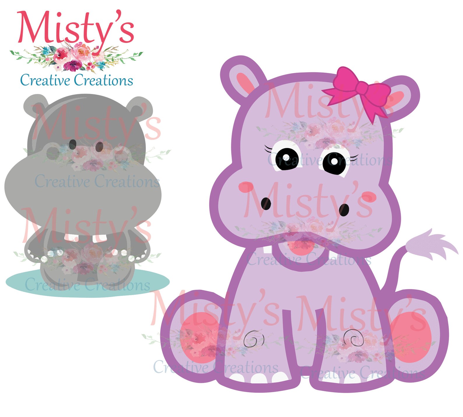 Download Baby Hippo SVG Hippo Instant download Baby Shower Clip art ...