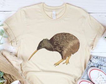 Chemise oiseau kiwi - T-shirt kiwi de Nouvelle-Zélande - T-shirt souvenir de vacances d'ascendance néo-zélandaise - T-shirt maori ratite hommes femmes enfants jeunes