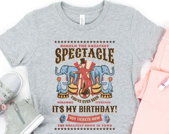 Circus Birthday Party Shirt - Funny Festival Circus Theme T-Shirt - Amusement Fair TShirt Girls Boys Kids Party Tees Youth Toddler Outfit
