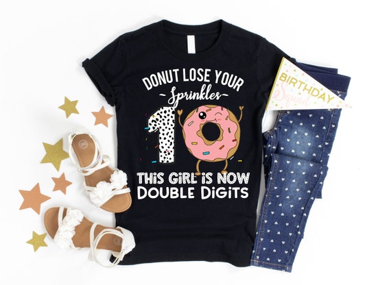 Ten Birthday Double Digits 10th B-Day Tenth Outfit T-Shirt Ten Birthday Double Digits 10th B-Day Tenth Outfit T-Shirt