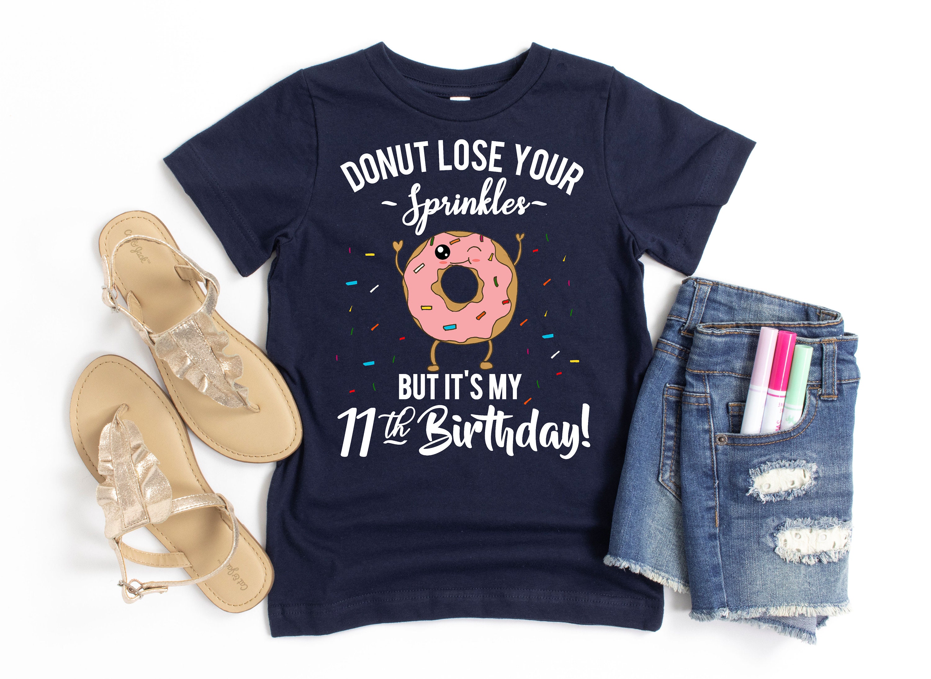 Omg It's My 11th Birthday Girl Gifts Eleven 11 Year Old Bday Shirt