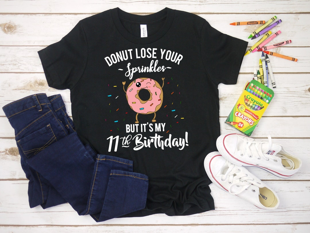 Donut Shirt - 11th Birthday Donut Shirt - 11th Birthday