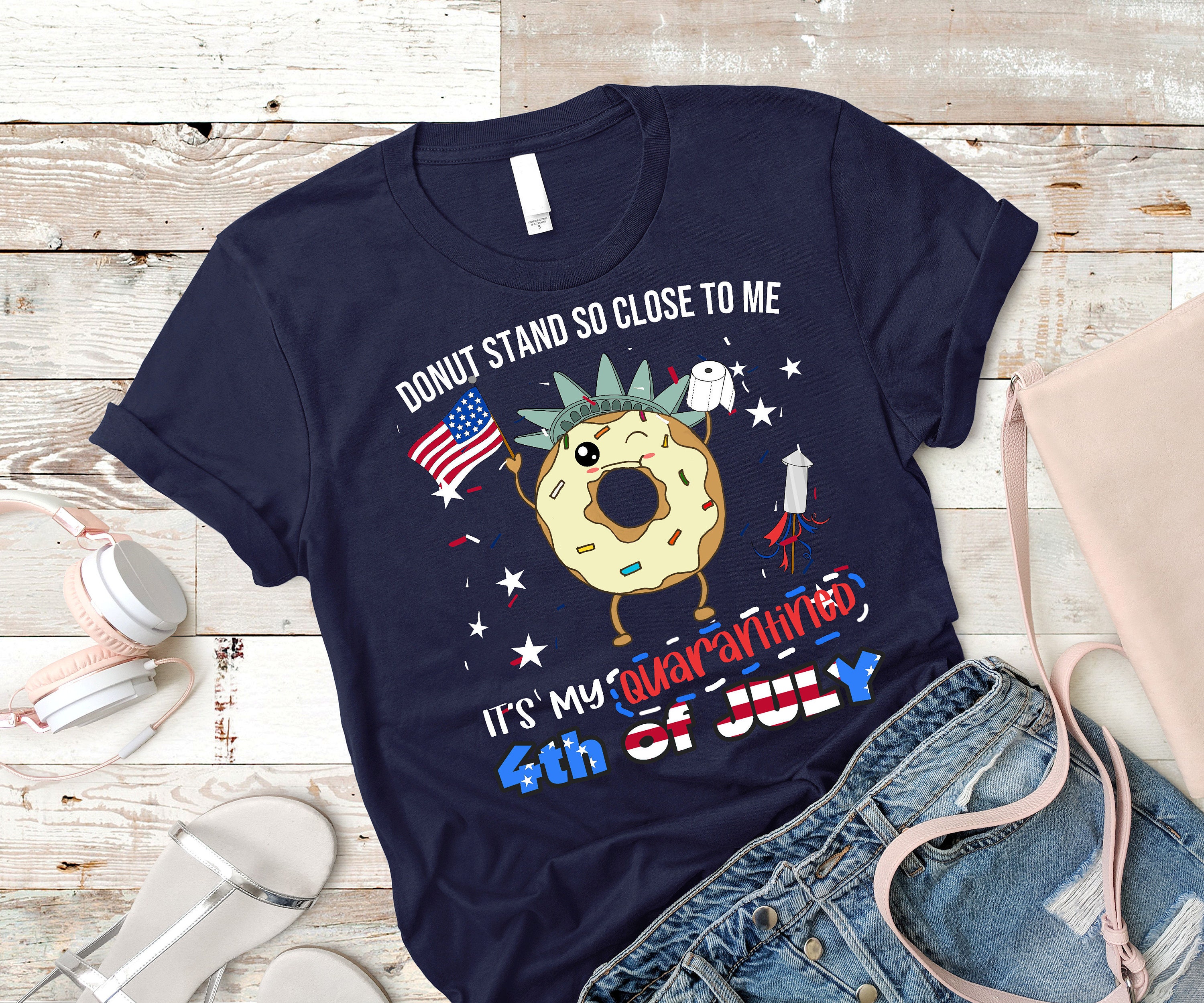 Funny 4th of July Quarantine Youth 