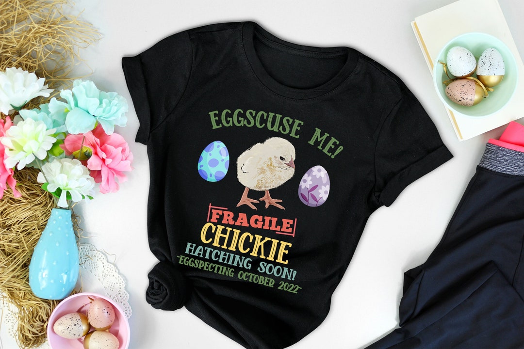 Easter Pregnancy Announcement Shirt Chick Easter Pregnancy Reveal T