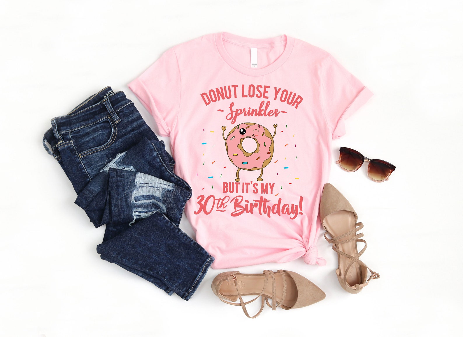 30e verjaardag grappig shirt Dertig donut verliezen uw Etsy