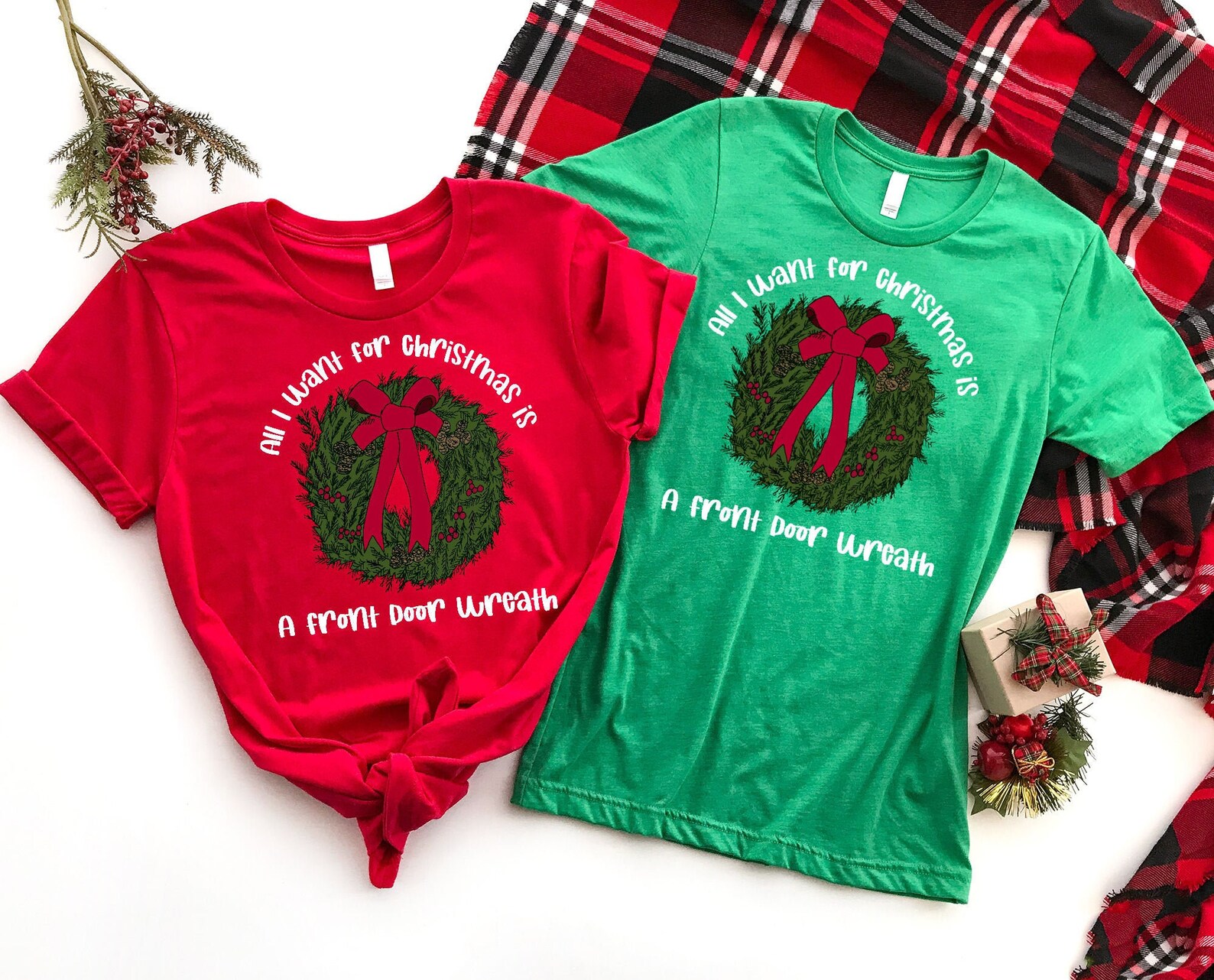 Funny Christmas Wreath Meme Shirt Matching Family Group Etsy
