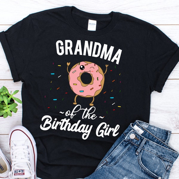 Emoji Grandma of the Birthday Girl Shirt