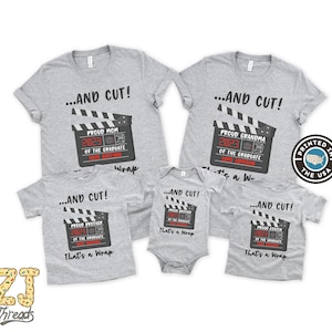 Matching Graduation Shirts - Family Graduation T-Shirts Class of 2024 - And Cut That's a Wrap Graduate TShirt Group Tees for Graduation '24