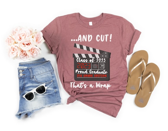 7th Grade 2023 Graduation T shirt That s a Wrap Last Day of School