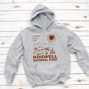 UFO flying saucer crash hoodie