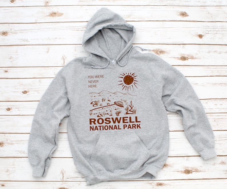 UFO flying saucer crash hoodie