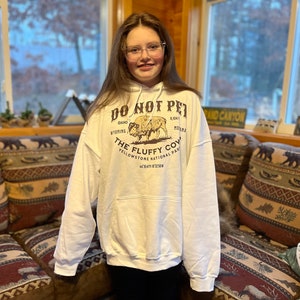 Do not pet the fluffy cows Yellowstone hoodie