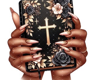 Bible Clipart, Faith Over Fear PNG, Black Girl Christian PNG, Black Girl Praying Design, Black Girl Art, Nail Designs, God Sublimation