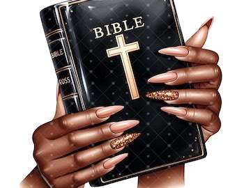 Bible Clipart, Faith Over Fear PNG, Black Girl Christian PNG, Black Girl Praying Design, Black Girl Art, Nail Designs, God Sublimation