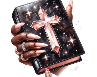 Bible Clipart, Faith Over Fear PNG, Black Girl Christian PNG, Black Girl Praying Design, Black Girl Art, Nail Designs, God Sublimation