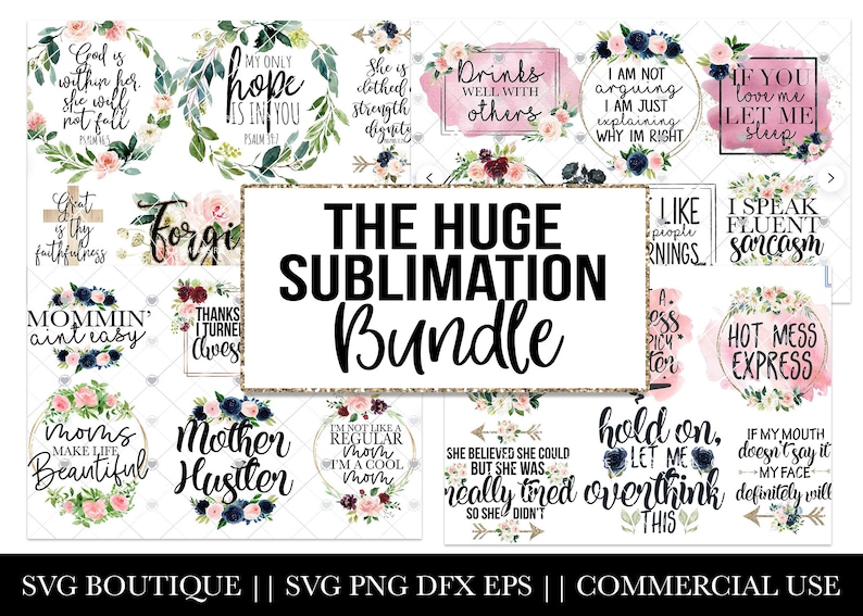Huge Sublimation Bundle, Mug PNG Files, Mama Sublimation Download, Christian Sublimation Transfer, Instant Download, Print and Cut 