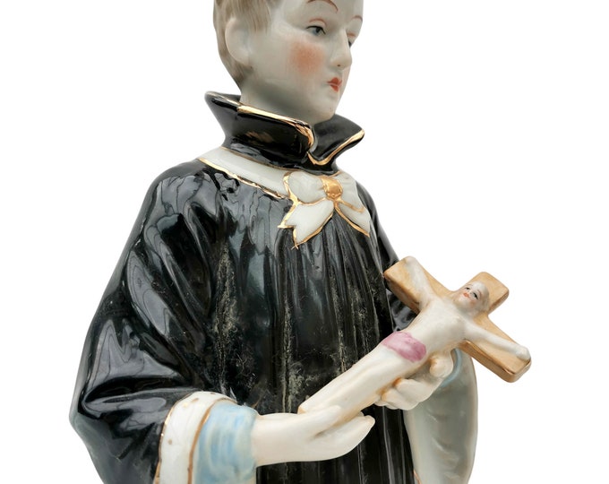 Porcelain Missionary - Catholic Missionary - Religious decoration - Christmas statues