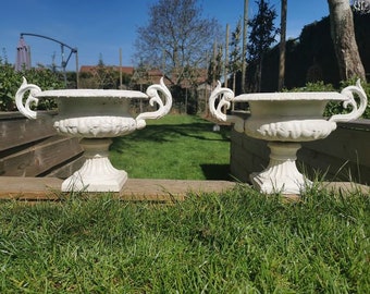 Deux Jardinières - Vases de jardin - jardinières en fonte