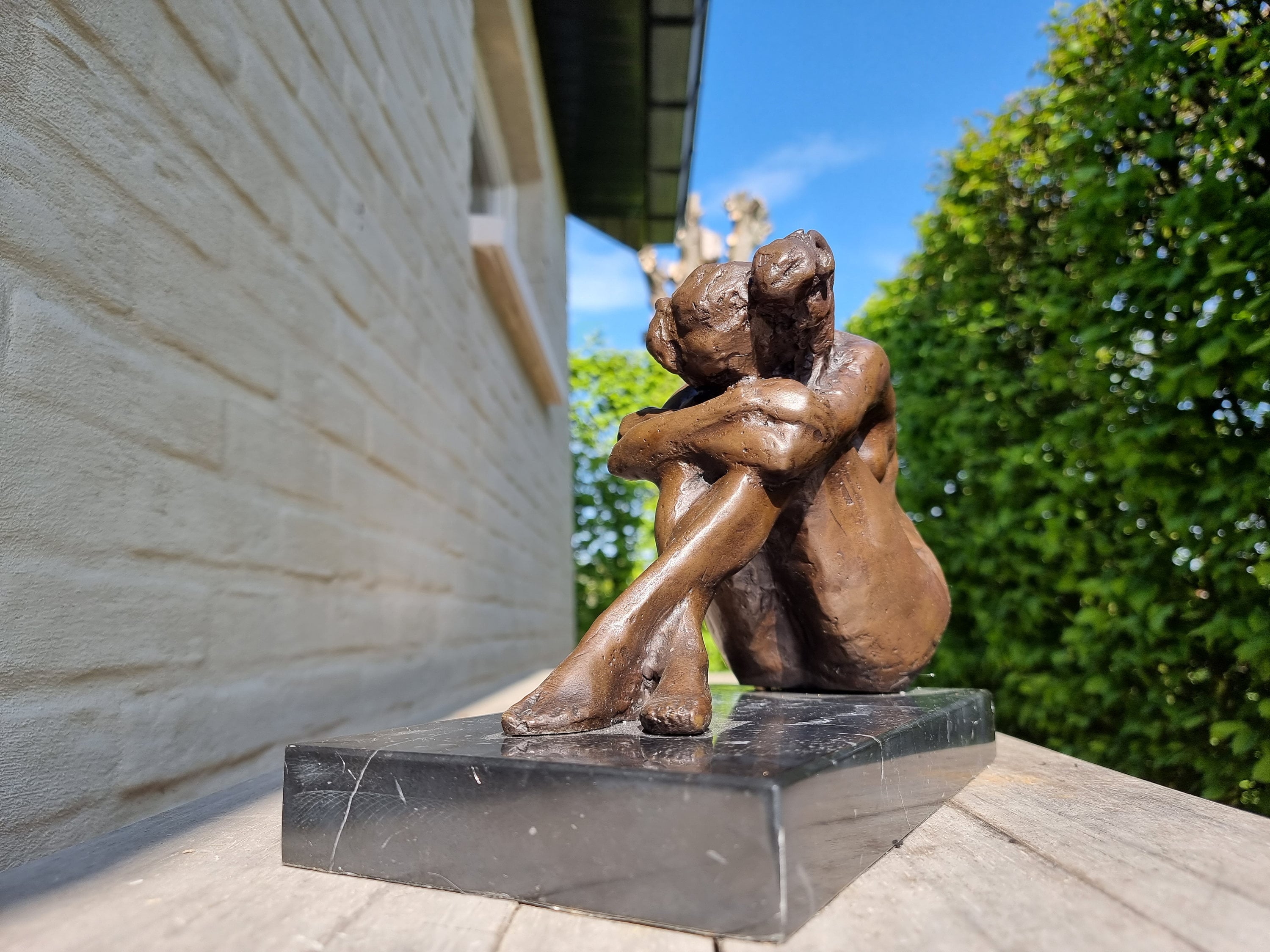 Dreaming Lady Naked Woman Squatting Decorative Bronze - Etsy Australia