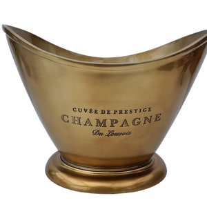 Champagne Du Louvois Wine Cooler/Champagne cooler/champagne ice bucket Silver alluminium image 2