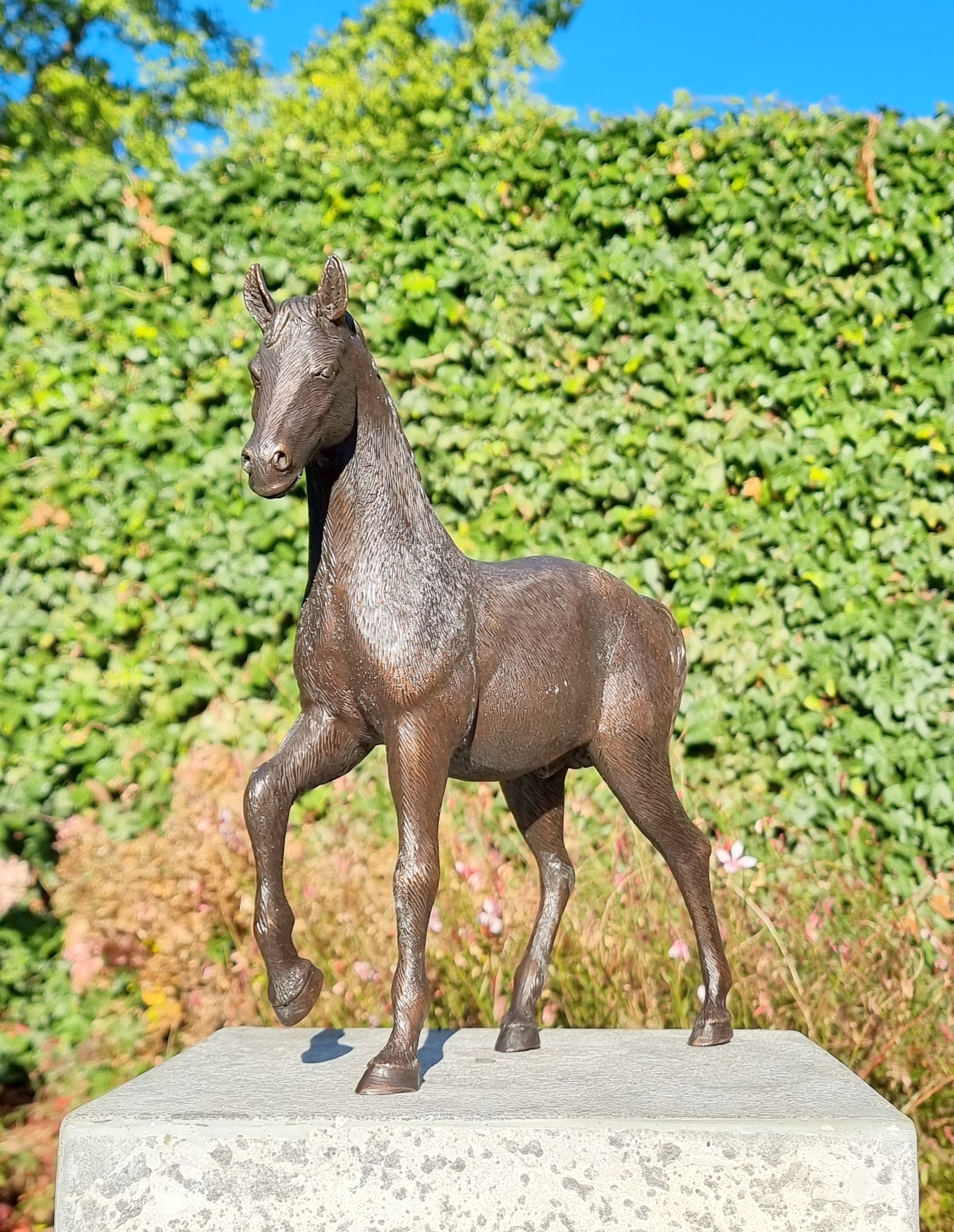 Bronze Horse Decorative Horse Figure in Bronze Classic Bronze Statues