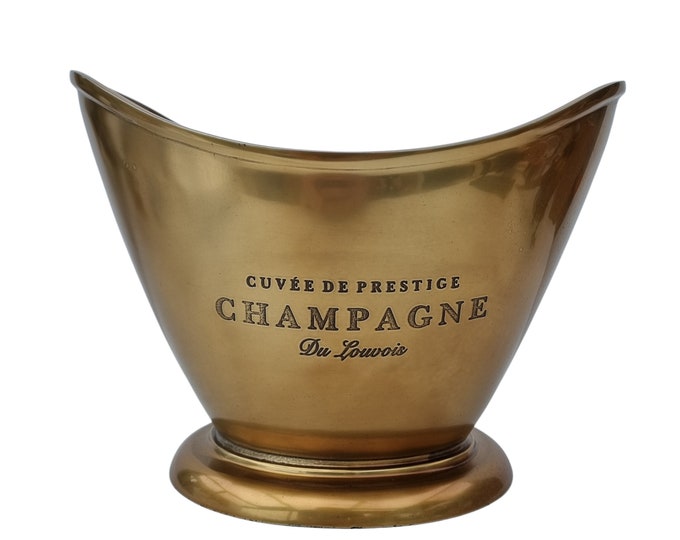 Champagne Du Louvois - Wine Cooler/Champagne cooler/champagne ice bucket - Silver alluminium