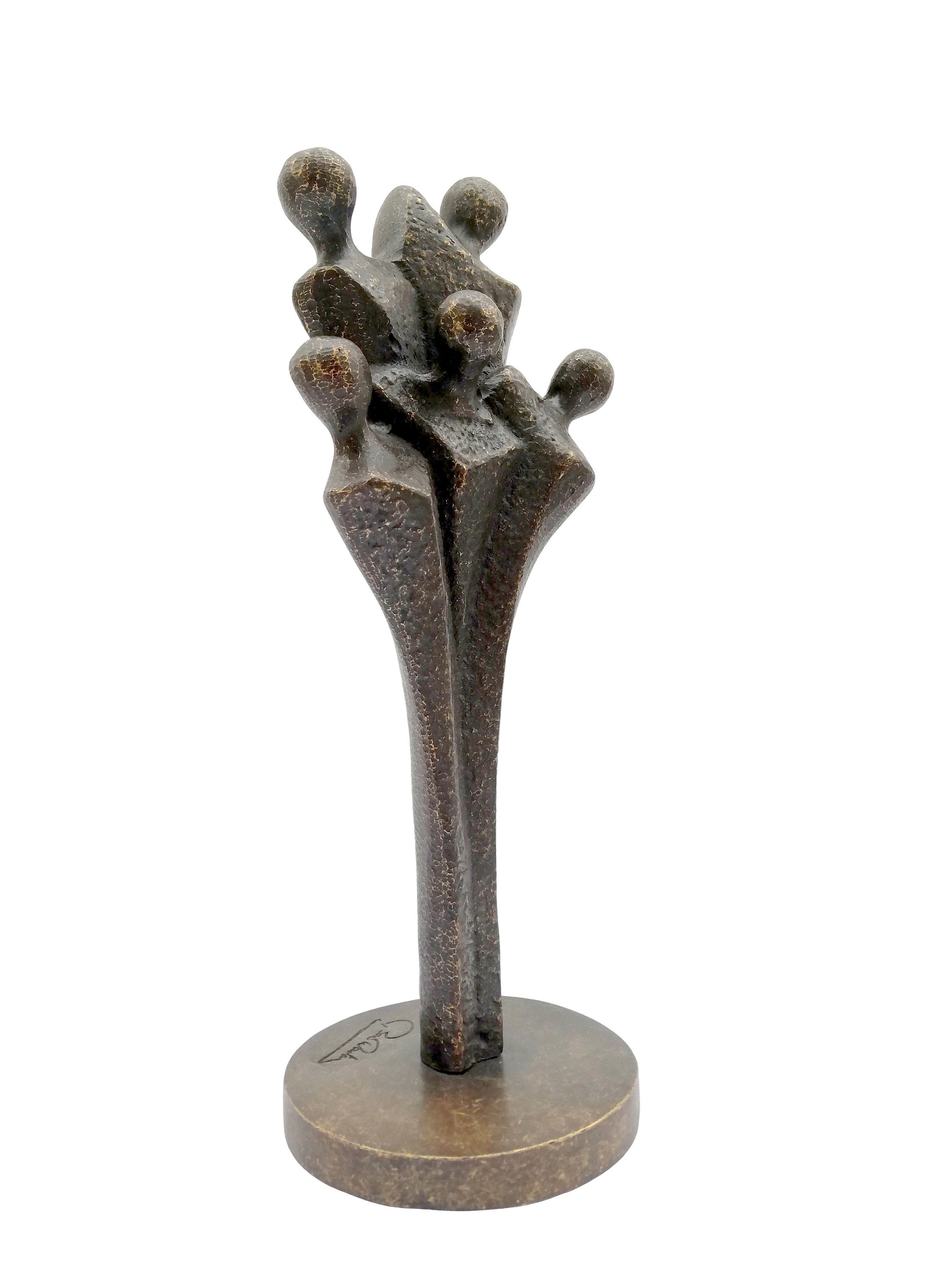 Bronze sculpture of a group of people (family, friends) Art gift