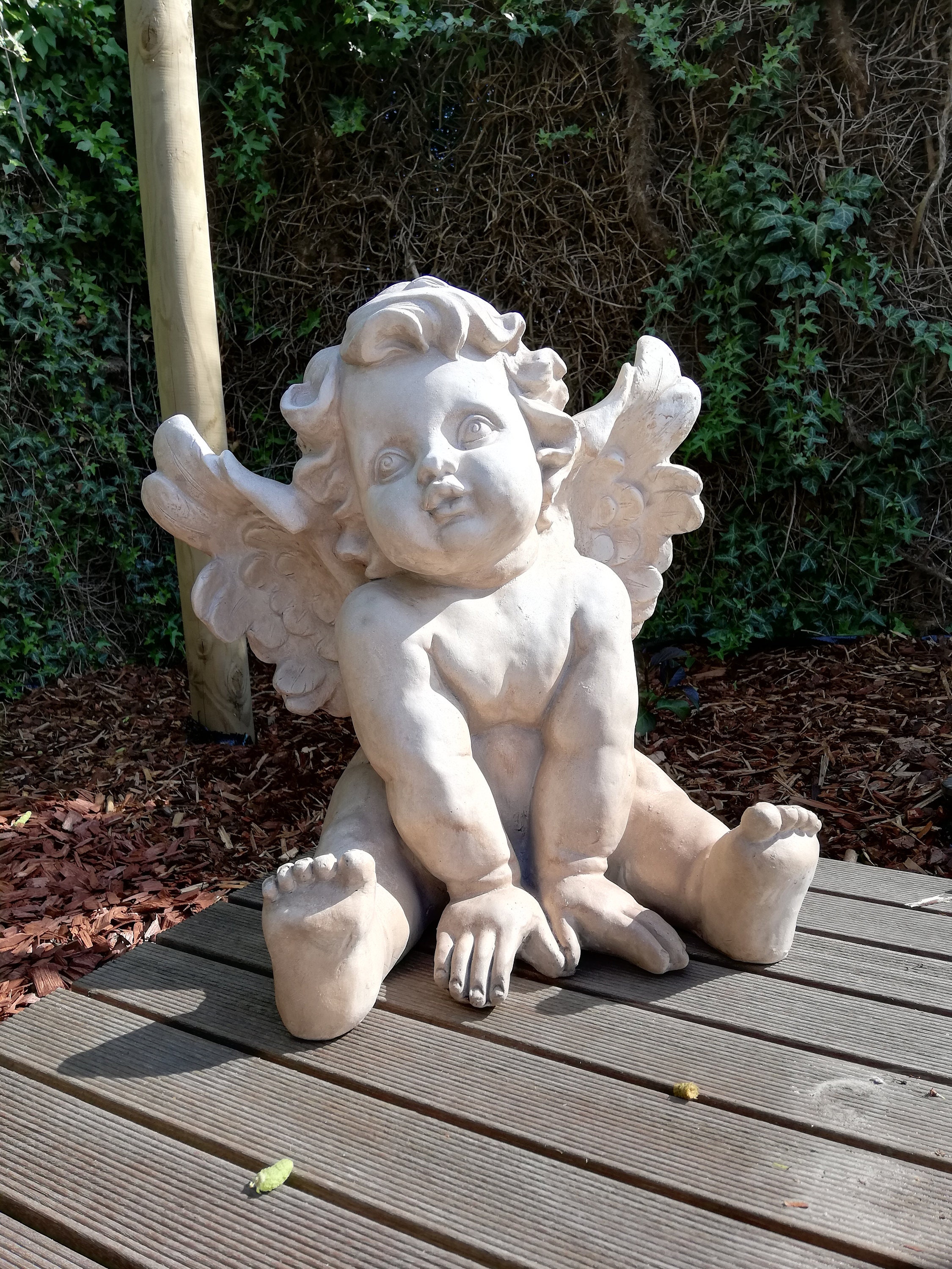 Garden Sculpture of an Angel / Cherub -  Sweden