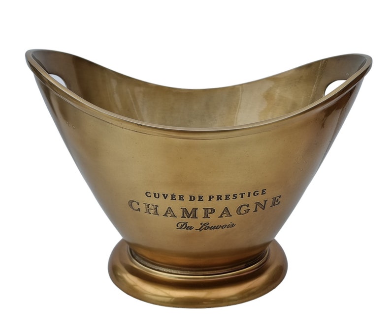 Champagne Du Louvois Wine Cooler/Champagne cooler/champagne ice bucket Silver alluminium image 4