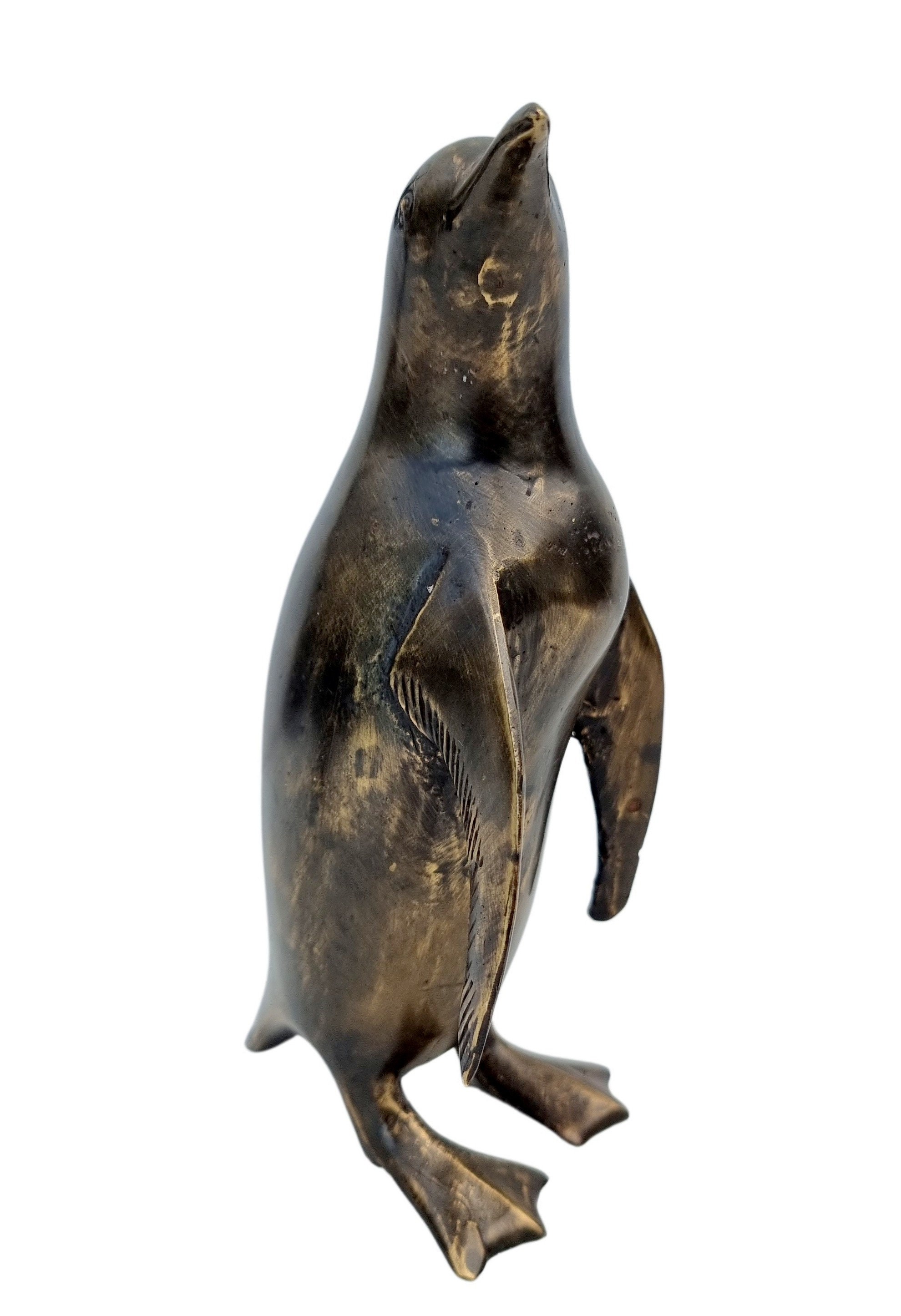 Bronzen Pinguin Pinguin Figurine Pinguin Gift Statue Etsy UK