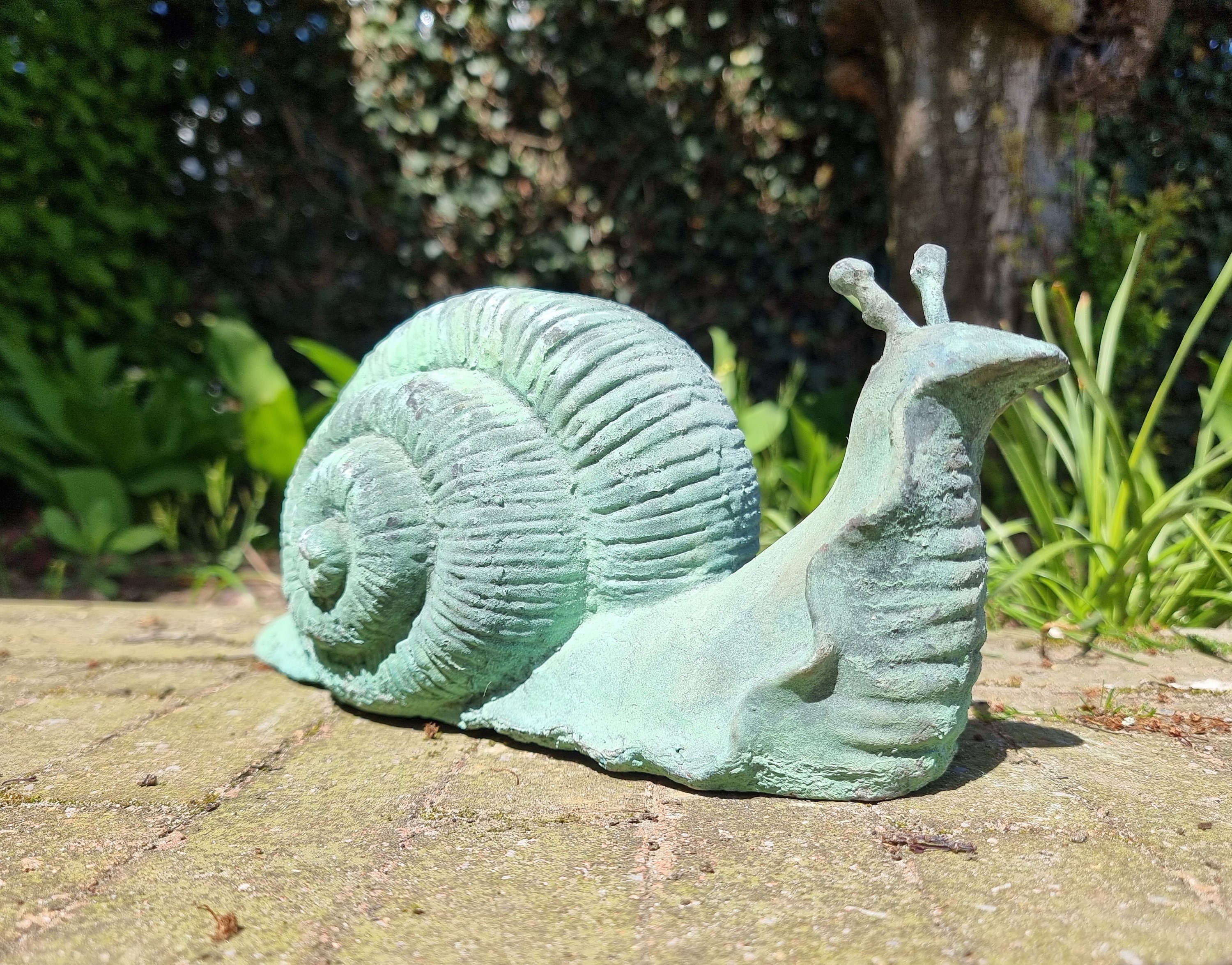Escargot en fonte Sculpture de jardin escargot Décoration de
