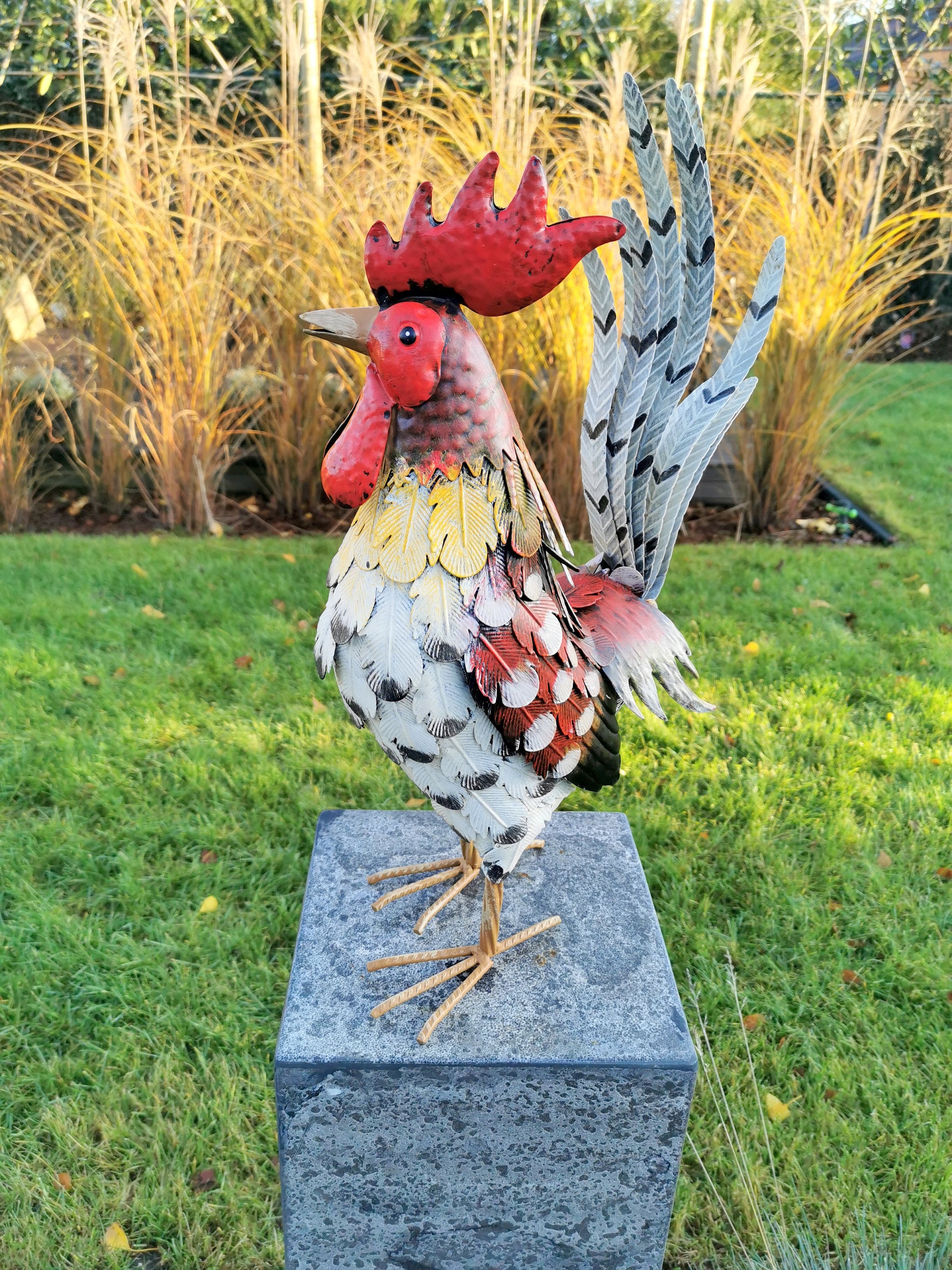 Metal Rooster ( Garden Sculpture)