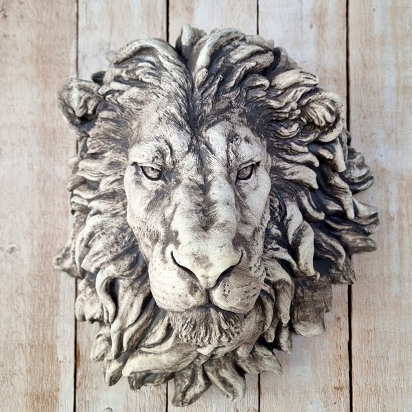 Large lion head - Wall mounted