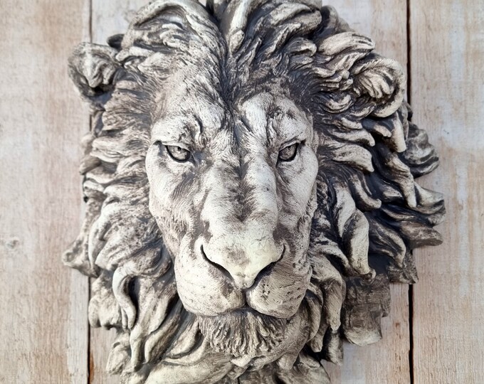 Large Lion Head Wall Mounted Etsy