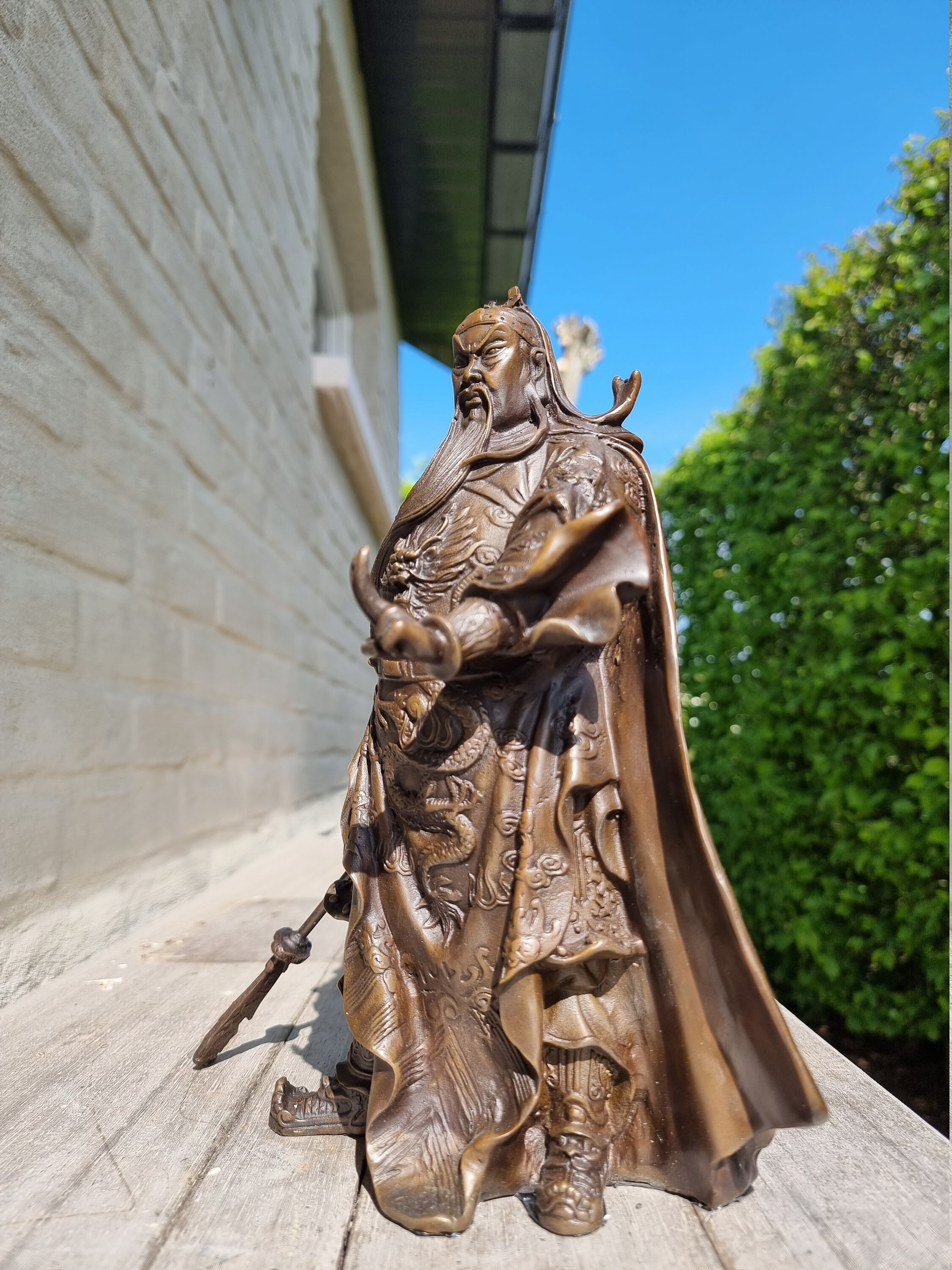 Bronze artwork Chinese General Guan YU Bronze Sculpture