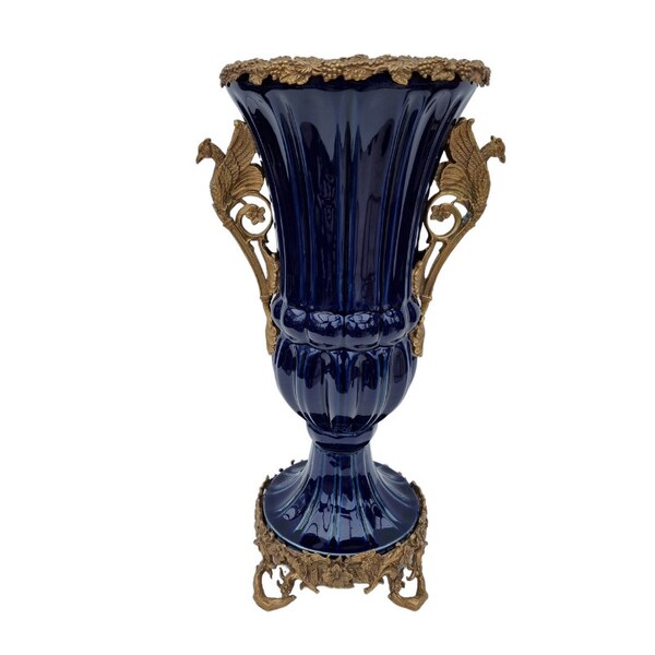 Cobalt Blue Vase Etsy UK