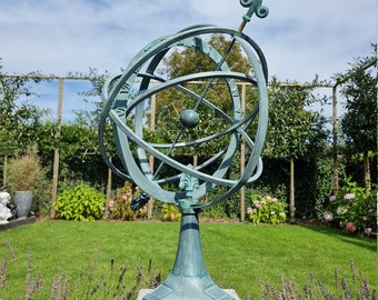 Bronze Sundial - Garden sculpture - Large Armillary