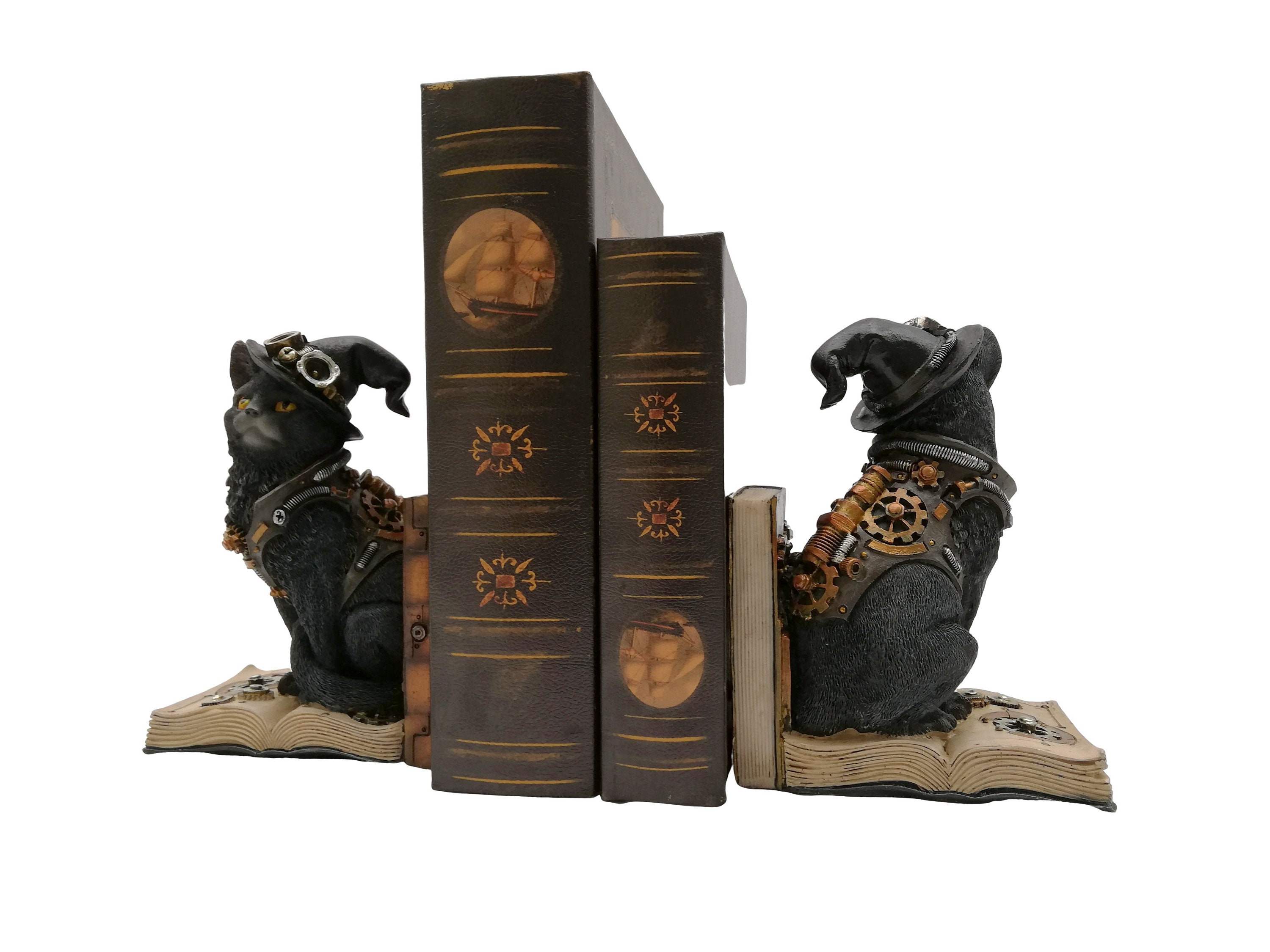 cat bookends cat bookends
